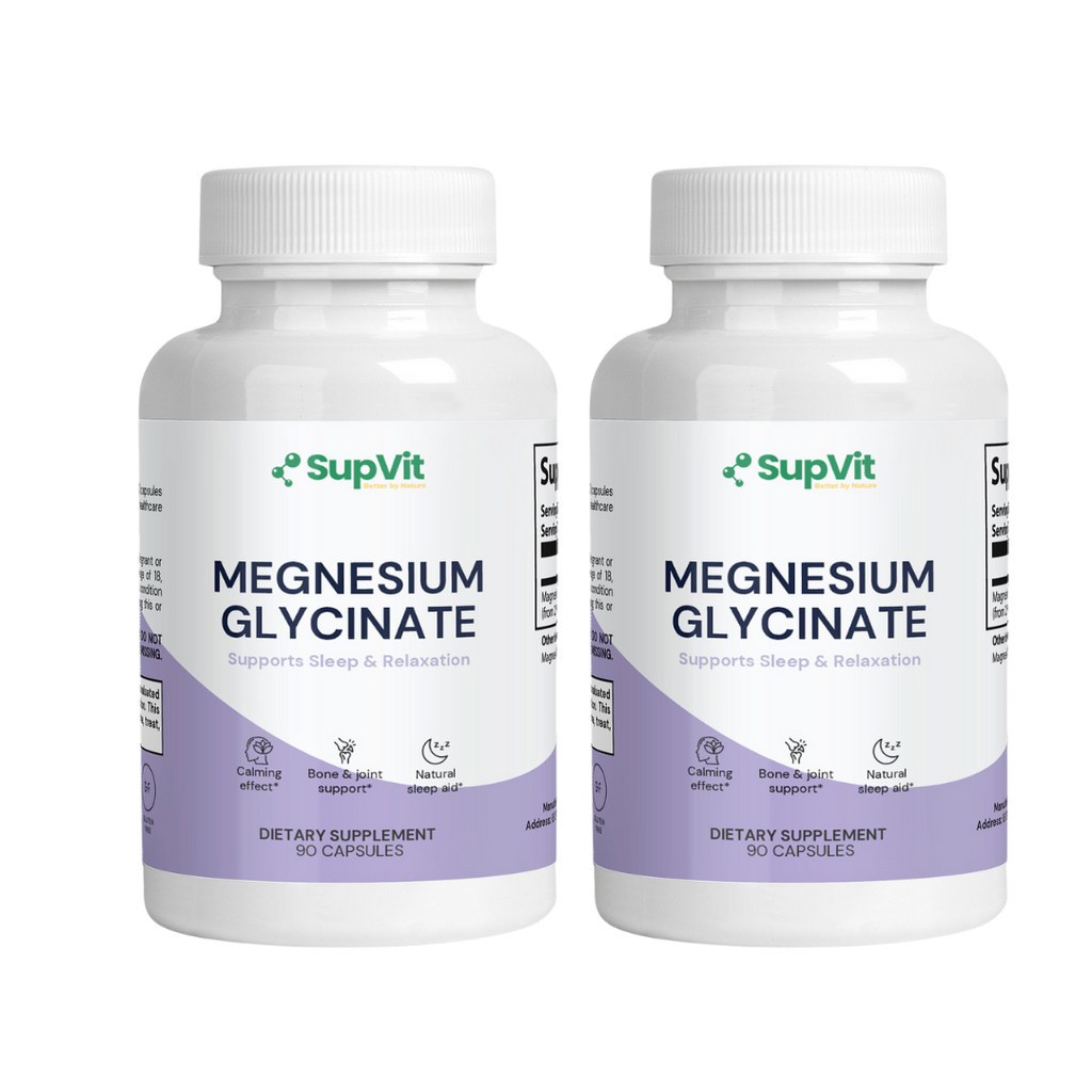 Magnesium Glycinate (Couple 2X Pack)